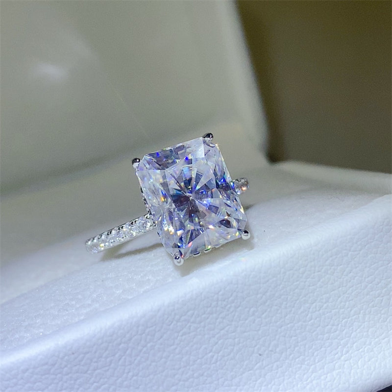Aura Stylo - 5 Carat Moissanite Zircon 925 Sterling Silver Ring