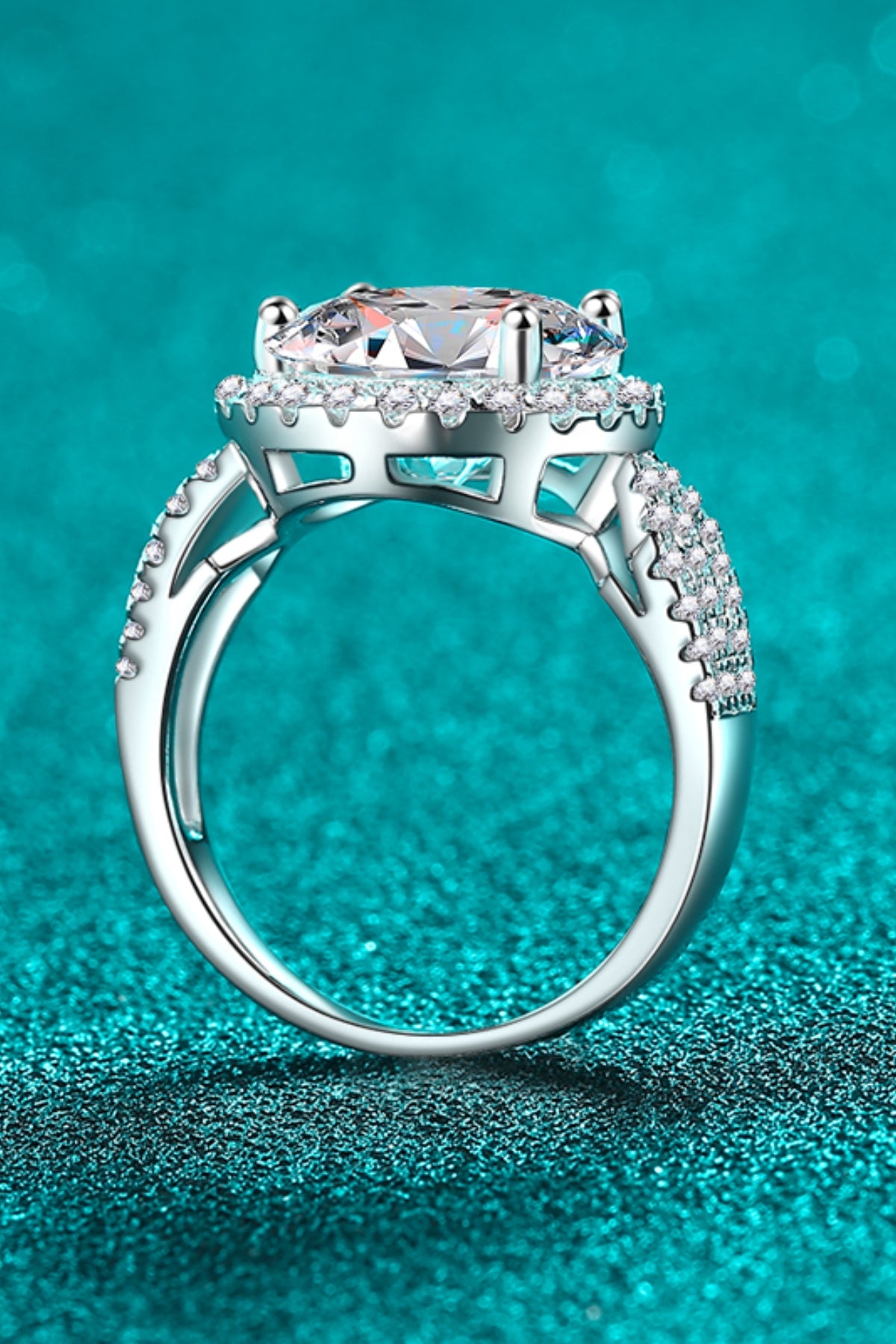 Aura Stylo - 5 Carat Moissanite 925 Sterling Silver Ring