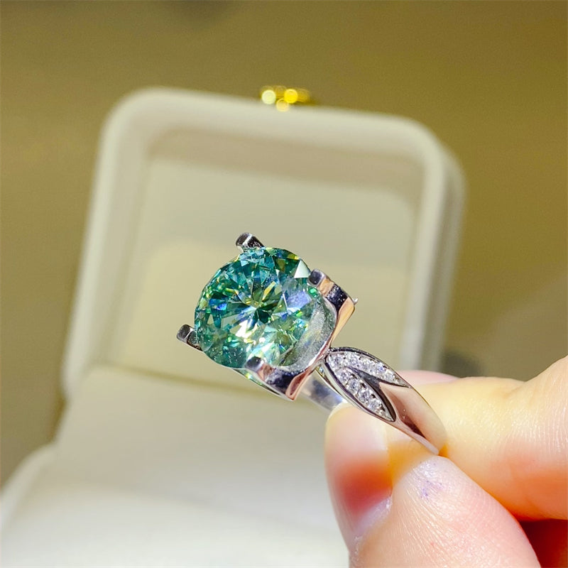 Aura Stylo - 5 Carat Moissanite Zircon 925 Sterling Silver Ring