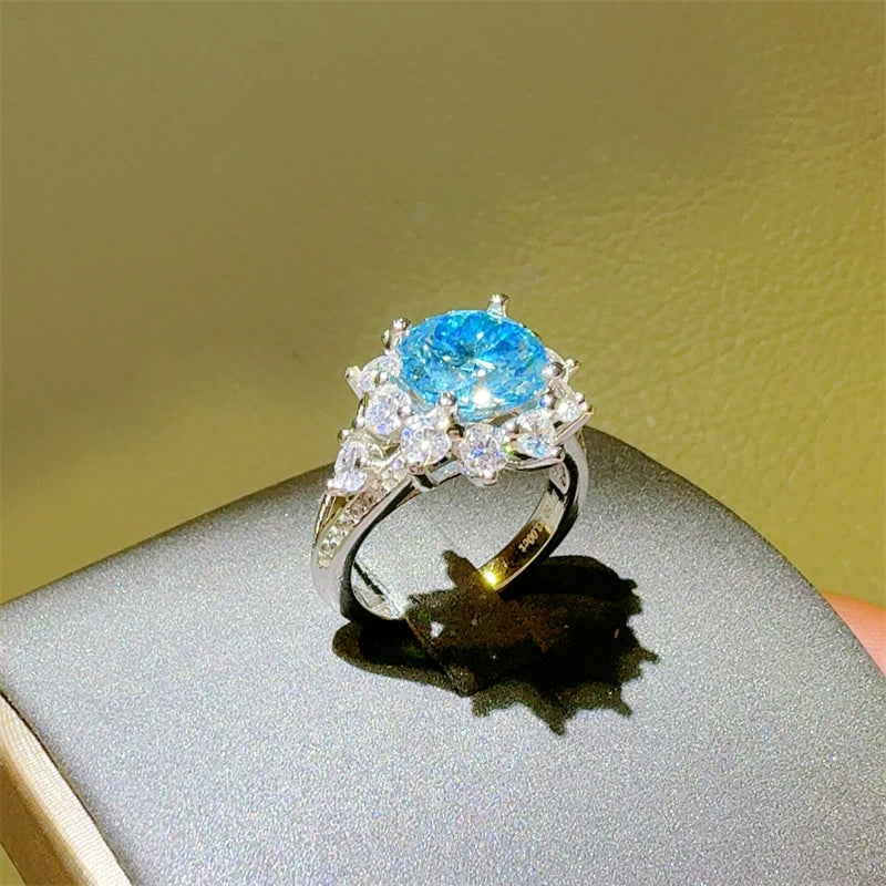 Aura Stylo - 3 Carat Moissanite Zircon 925 Sterling Silver Ring