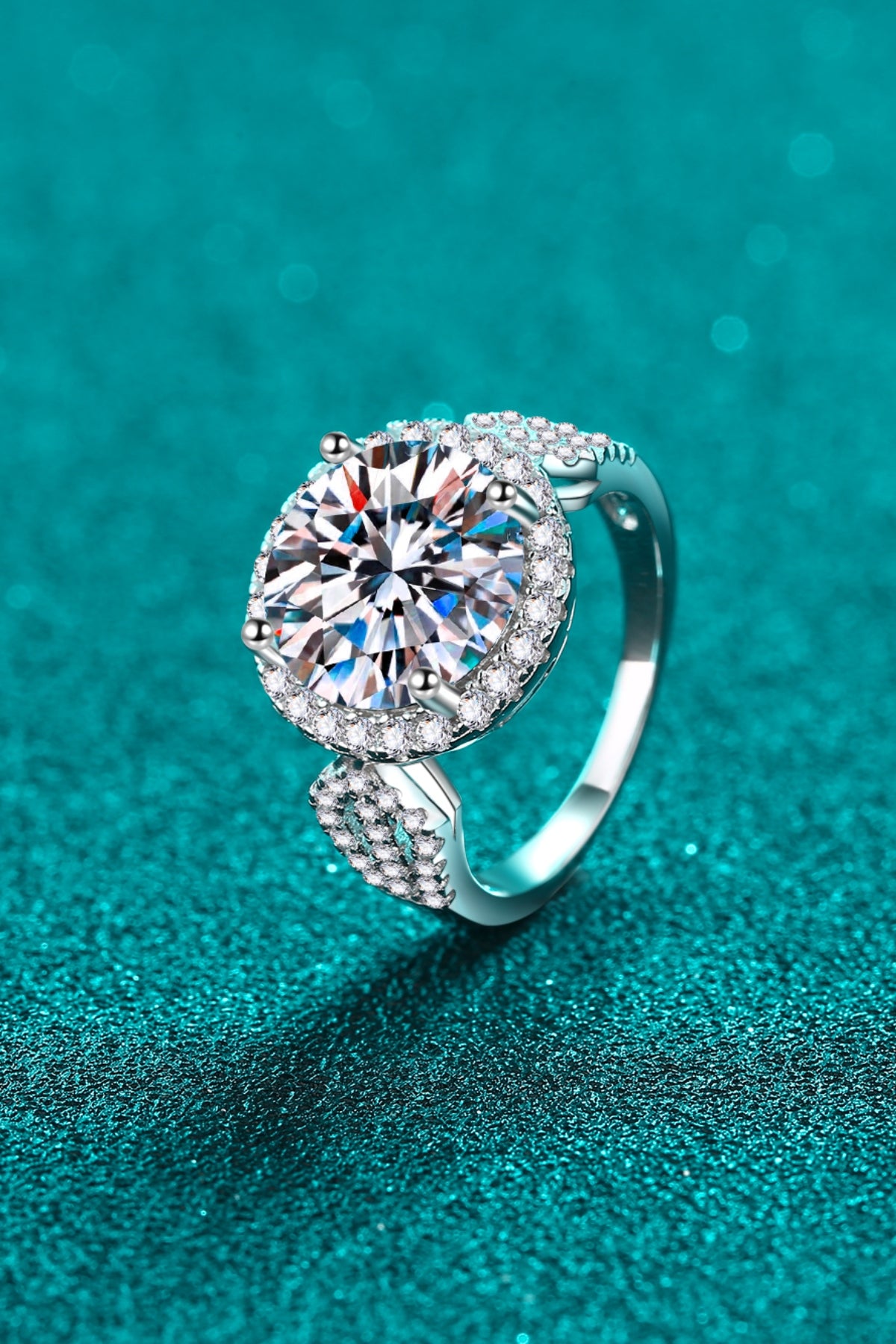 Aura Stylo - 5 Carat Moissanite 925 Sterling Silver Ring