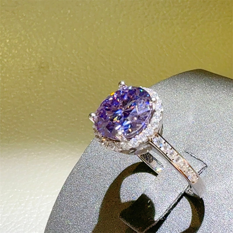 Aura Stylo - 3 Carat Moissanite Zircon 925 Sterling Silver Ring