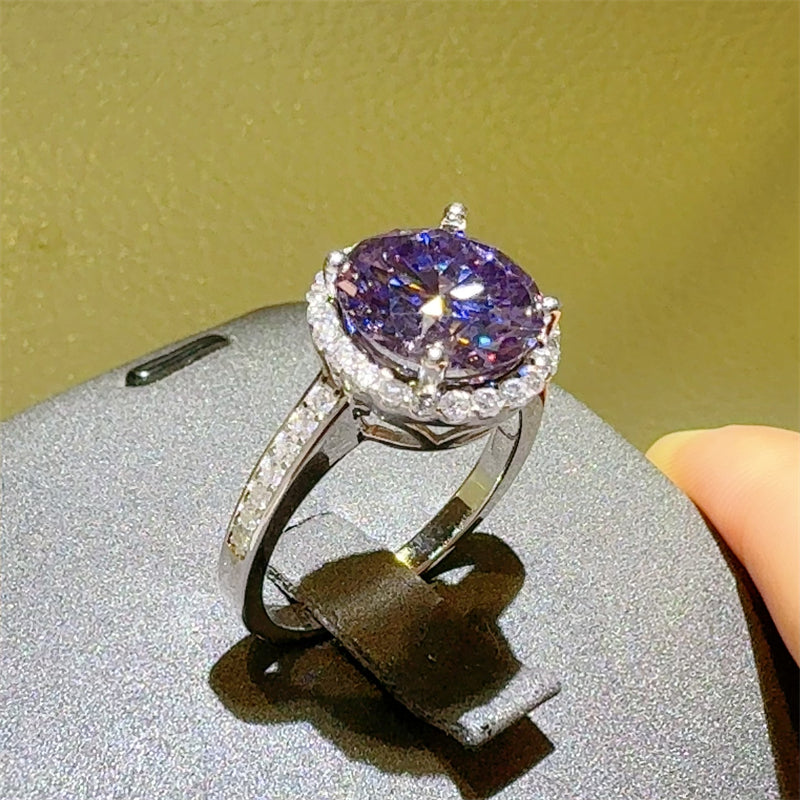 Aura Stylo - 3 Carat Moissanite Zircon 925 Sterling Silver Ring