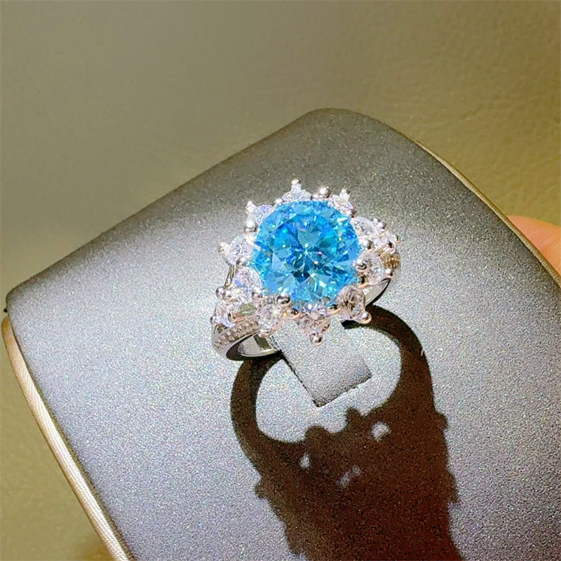 Aura Stylo - 3 Carat Moissanite Zircon 925 Sterling Silver Ring