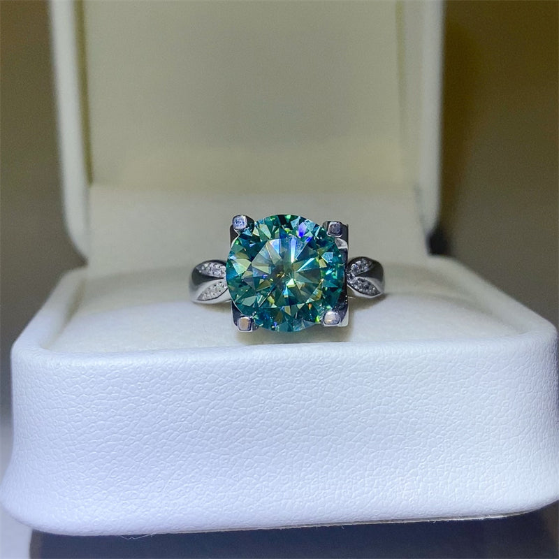 Aura Stylo - 5 Carat Moissanite Zircon 925 Sterling Silver Ring