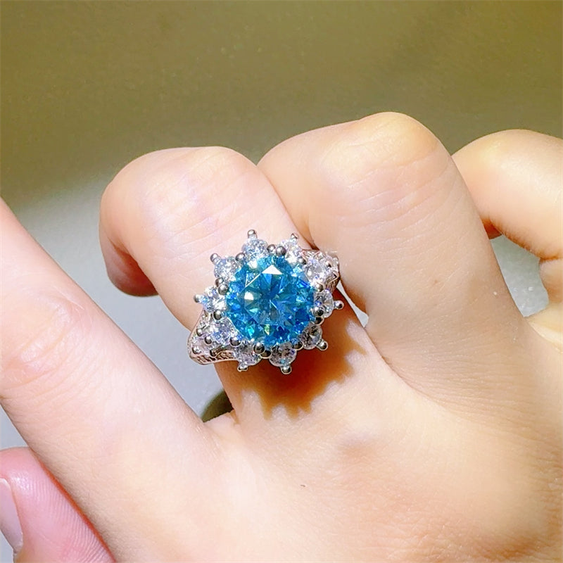 Aura Stylo - 3 Carat Moissanite Zircon 925 Sterling Silver Ring