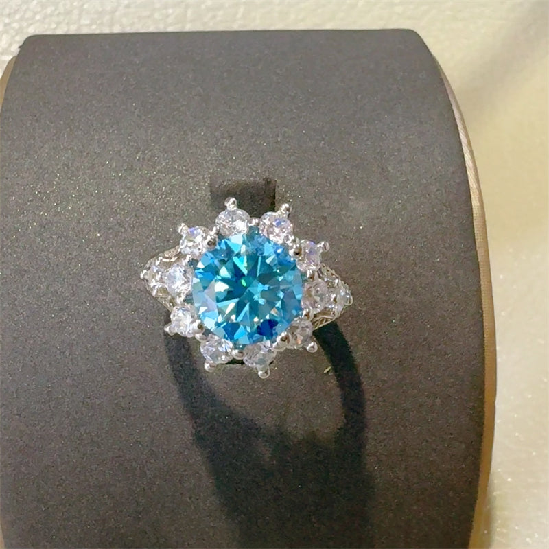 Aura Stylo - 3 Carat Moissanite Zircon 925 Sterling Silver Ring