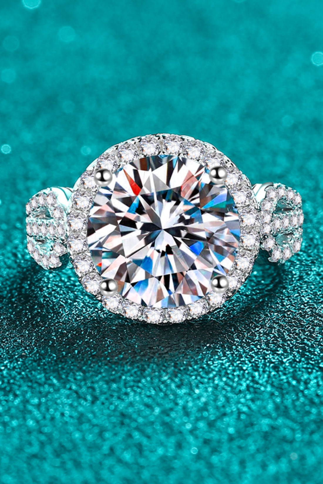 Aura Stylo - 5 Carat Moissanite 925 Sterling Silver Ring