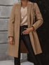 Aura Stylo - Collared Neck Button Up Long Sleeve Coat