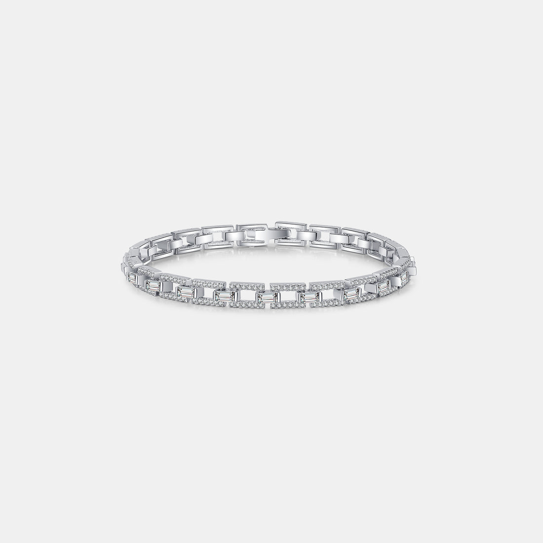 Aura Stylo - 3.2 Carat Moissanite 925 Sterling Silver Bracelet