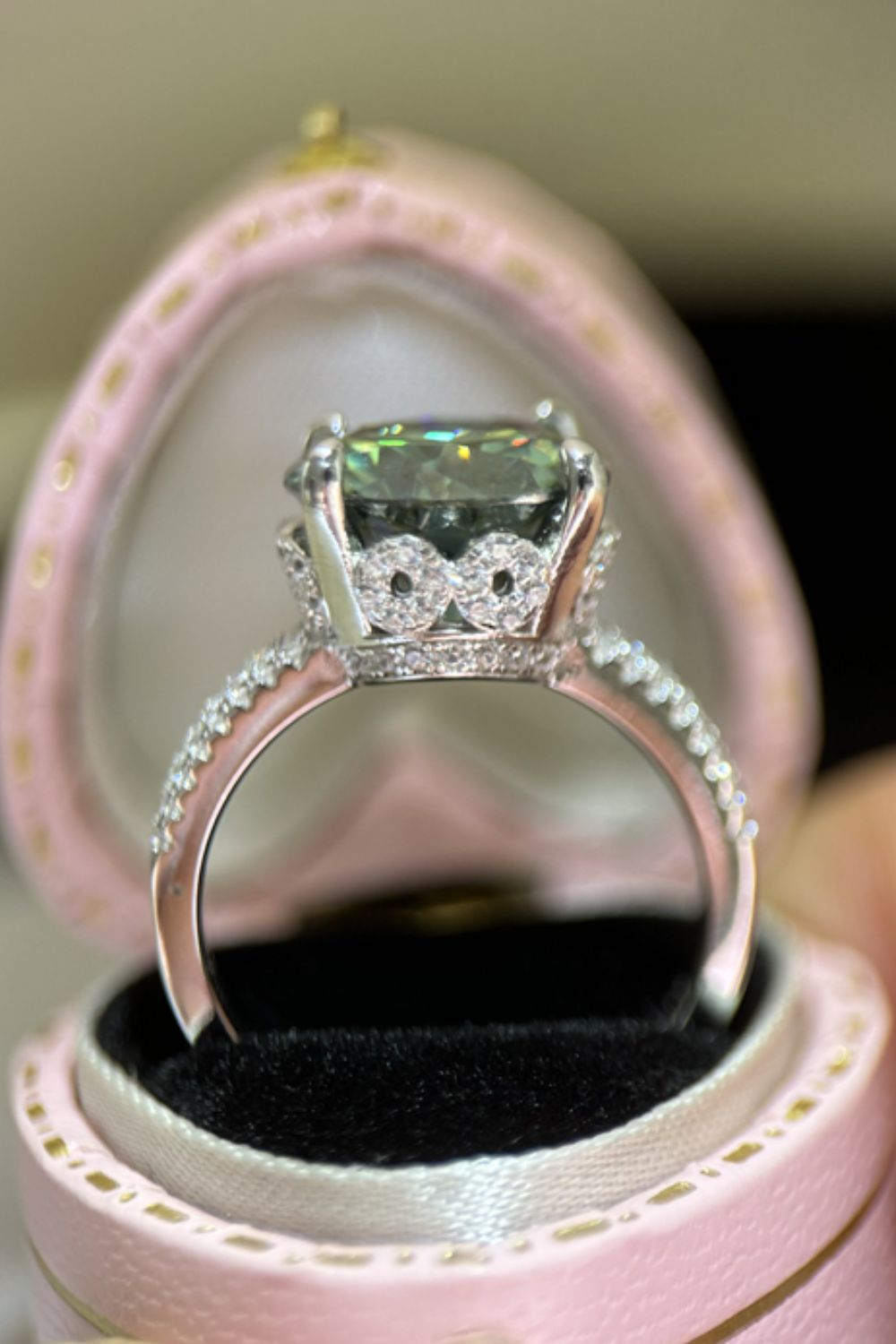 Aura Stylo - 5 Carat Moissanite 925 Sterling Silver Ring