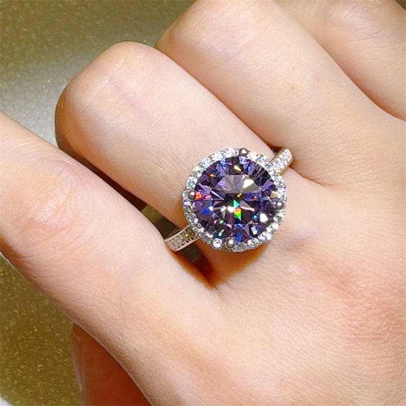 Aura Stylo - 3 Carat Moissanite Zircon 925 Sterling Silver Ring